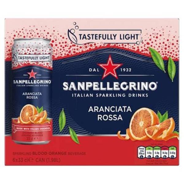 San Pellegrino Blood Orange 6 pack 330ml