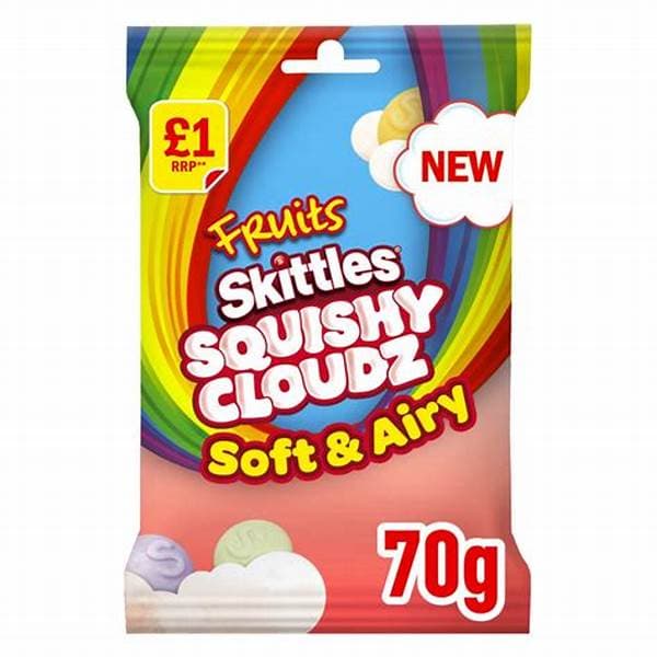 Skittles Treat Bag Fruit Squishy Cloudz PM 1.00 70g