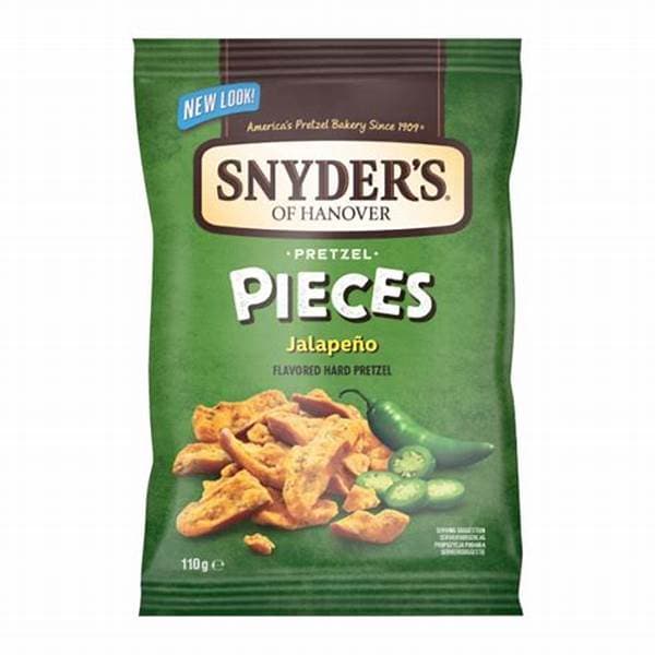 Snyders Pretzel Pieces Hot Jalapeno 110G