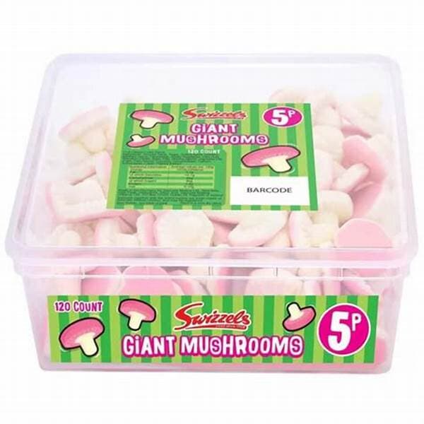 Swizzels Foam Mushrooms 120 x 7p