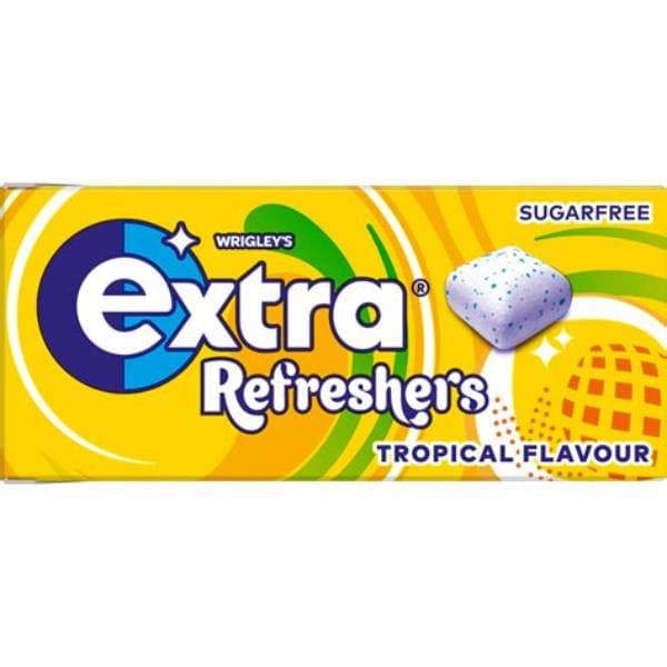 Wrigleys Extra Refreshers Tropical Handybox 7Pc 16pk