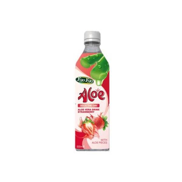 Ygo Ygo Aloe Vera Drink Strawberry 500Ml