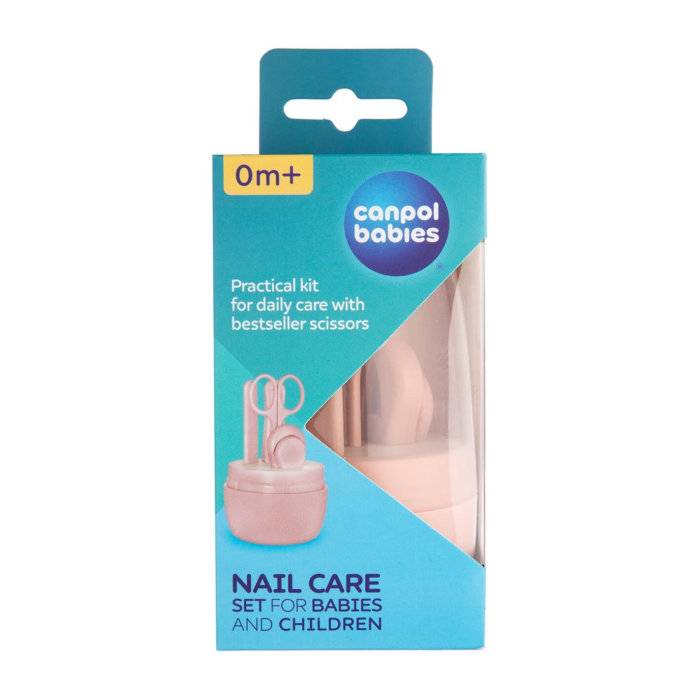 882 pieces Canpol Babies Nail Care Set for Babies and Children 9814BLU (Pink + Blue)