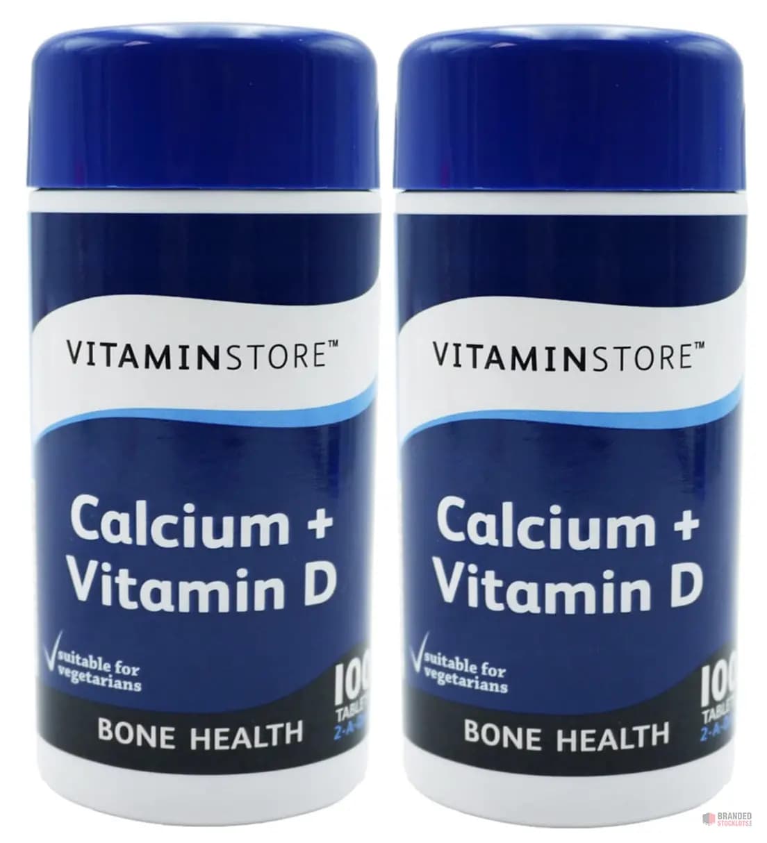 345 packs 2 x Calcium & Vitamin D Tablets, 200 Tablets – High Strength Supplement for Bone Health,
