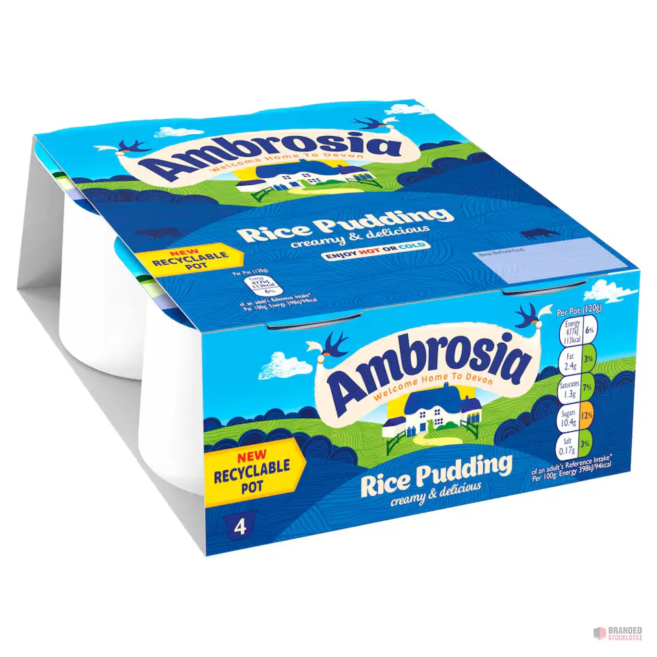 Ambrosia Custard & Rice Pudding Range - Premier B2B Stocklot Marketplace Ambrosia Custard & Rice Pudding Range - Premier B2B Stocklot Marketplace