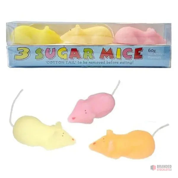 Boynes Sugar Mice 3 Pack 60 g - Premier B2B Stocklot Marketplace Boynes Sugar Mice 3 Pack 60 g - Premier B2B Stocklot Marketplace