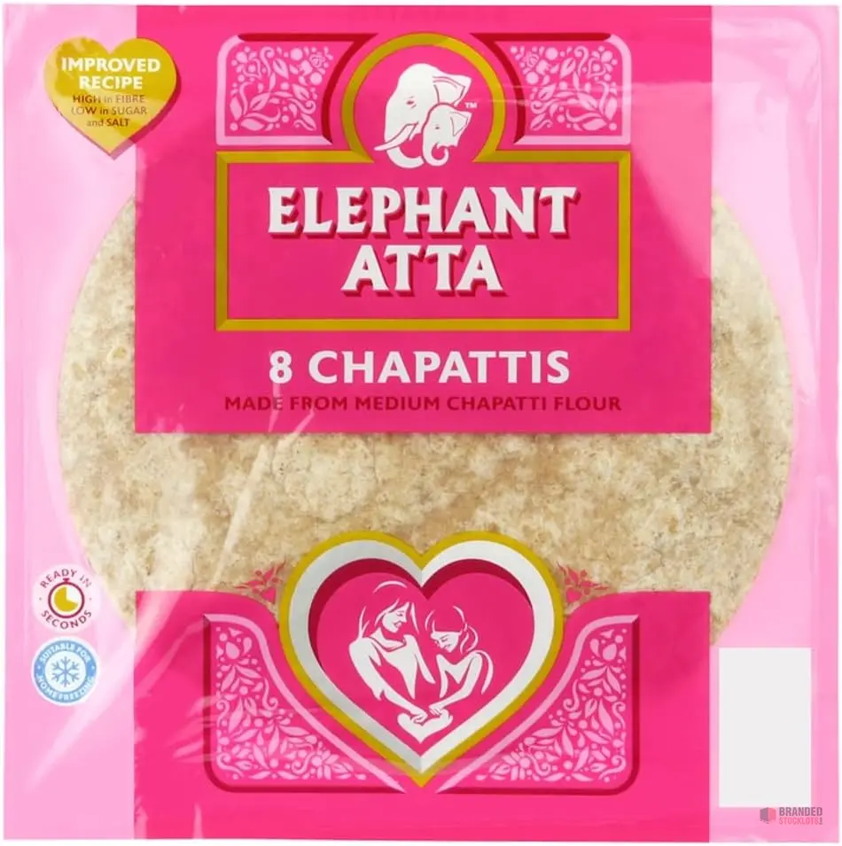 Elephant Atta Chapattis 360 g - Premier B2B Stocklot Marketplace Elephant Atta Chapattis 360 g - Premier B2B Stocklot Marketplace