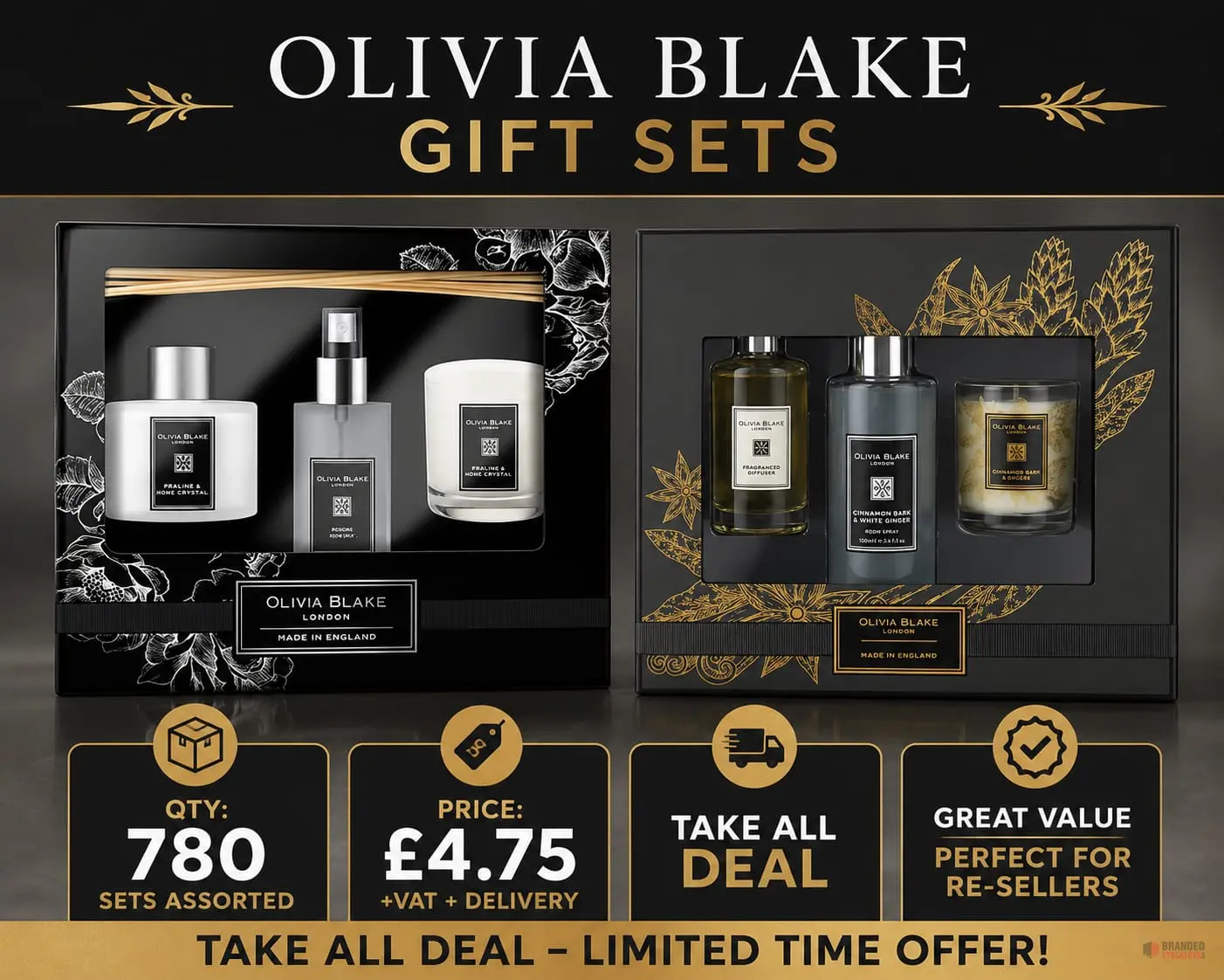 780 x Olivia Blake Gift Sets - Premier B2B Stocklot Marketplace 780 x Olivia Blake Gift Sets - Premier B2B Stocklot Marketplace