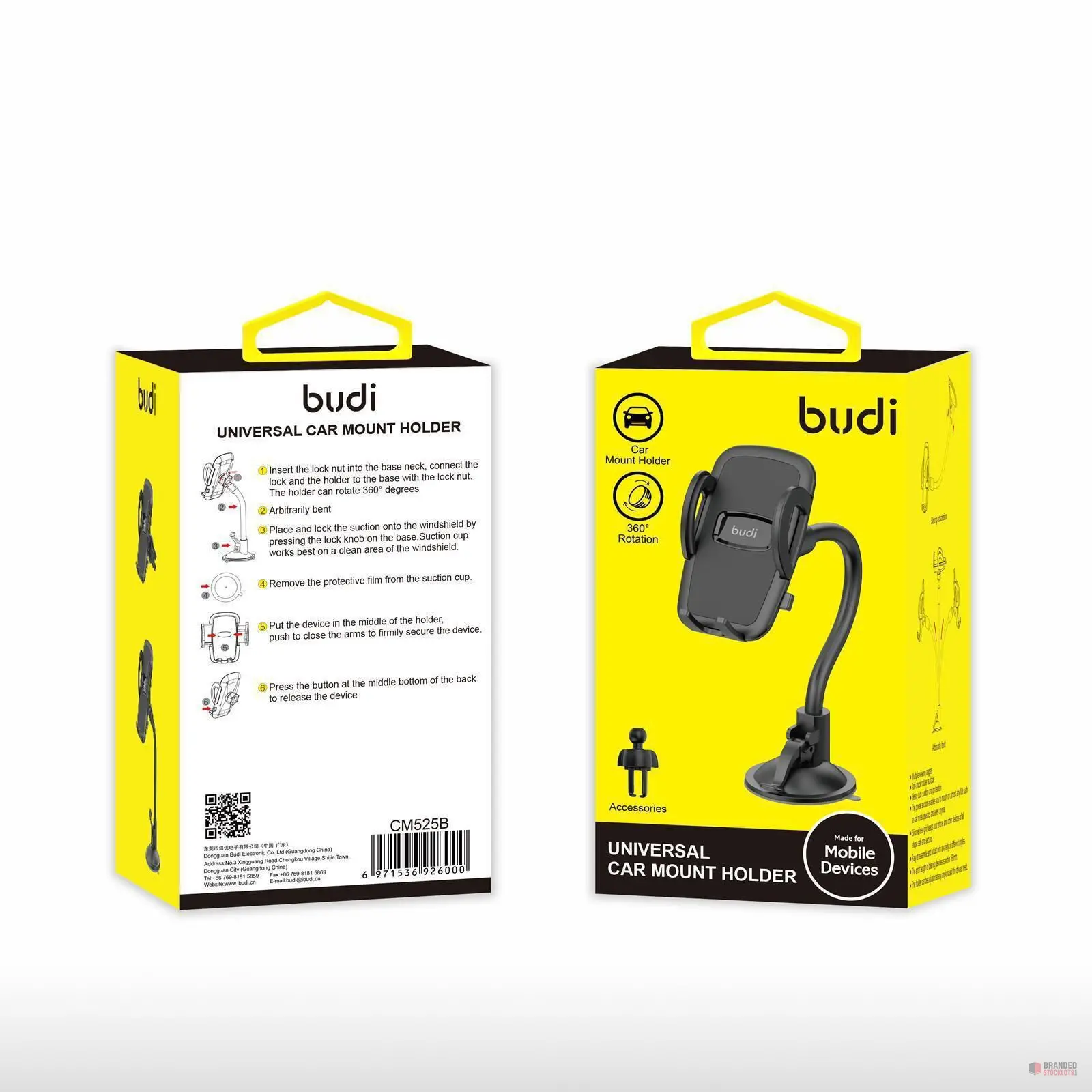 100 pieces Budi universal car mount holder - Premier B2B Stocklot Marketplace 100 pieces Budi universal car mount holder - Premier B2B Stocklot Marketplace