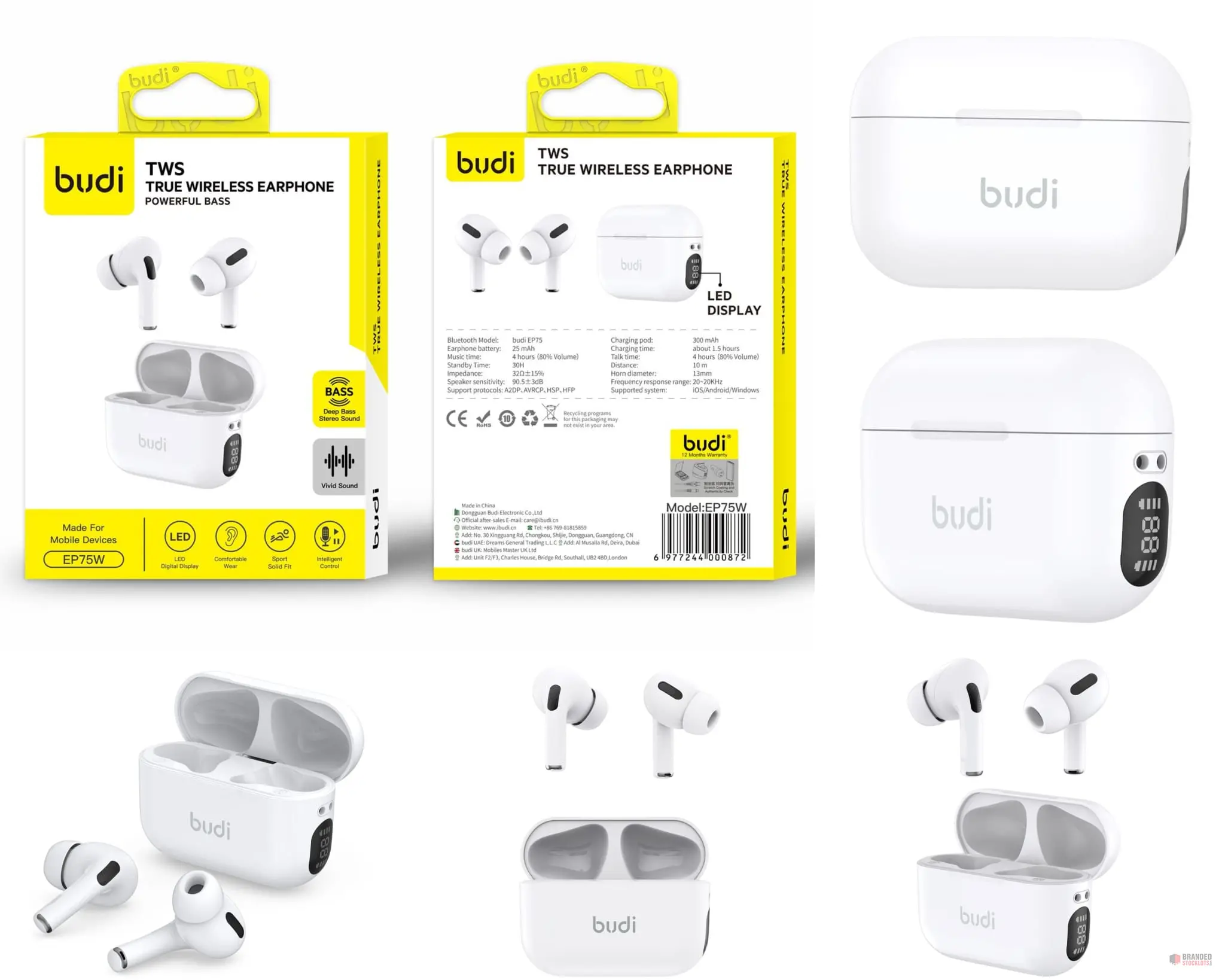 100 pieces Budi TWS Wireless Earphones Powerful Bass - Premier B2B Stocklot Marketplace 100 pieces Budi TWS Wireless Earphones Powerful Bass - Premier B2B Stocklot Marketplace