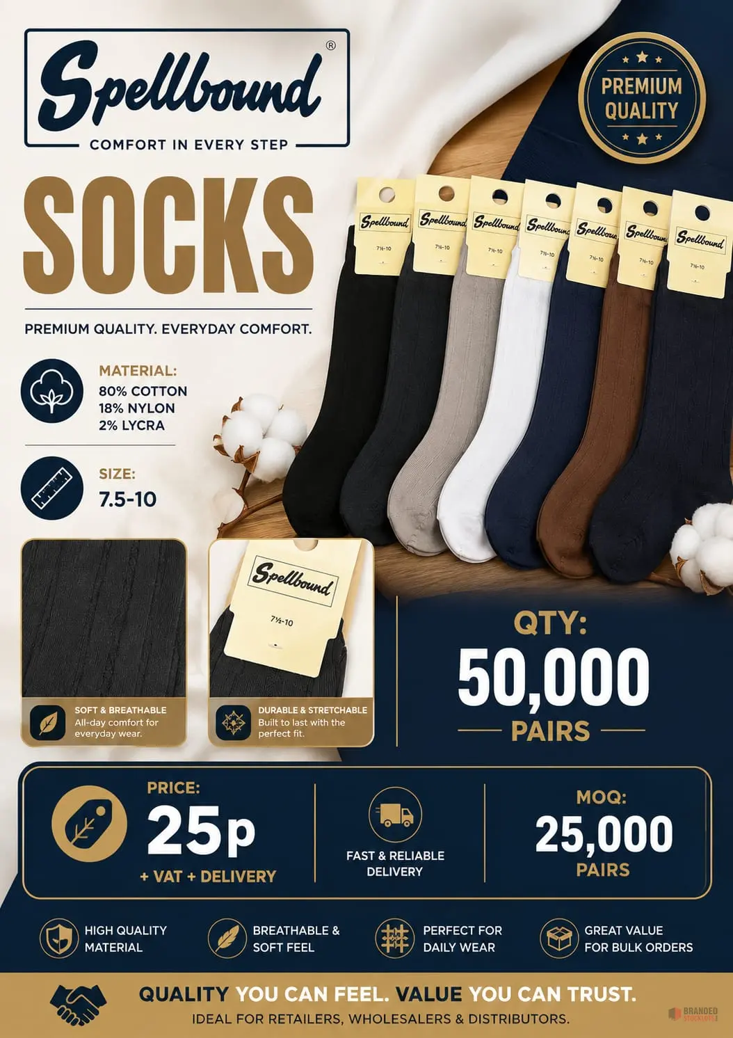 50.000 pairs Speelbound Premium Quality Comfortable Socks - Premier B2B Stocklot Marketplace 50.000 pairs Speelbound Premium Quality Comfortable Socks - Premier B2B Stocklot Marketplace