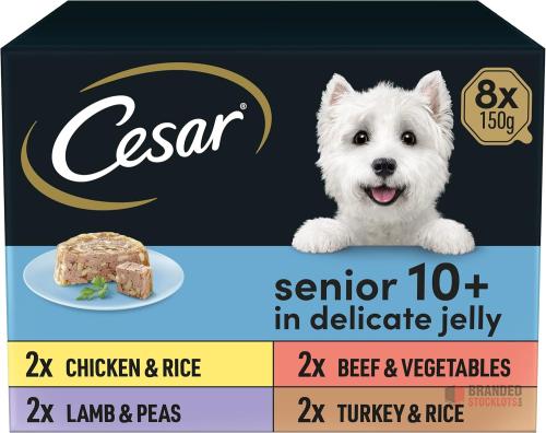 Cesar Dog Food Range - Mixed Wet Trays & Pouches - Premier B2B Stocklot Marketplace