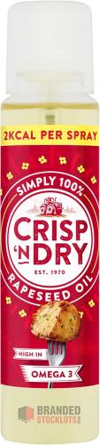 Crisp ’n Dry Rapeseed & Spray Oil Range - thumbnail image - Premier B2B Stocklot Marketplace