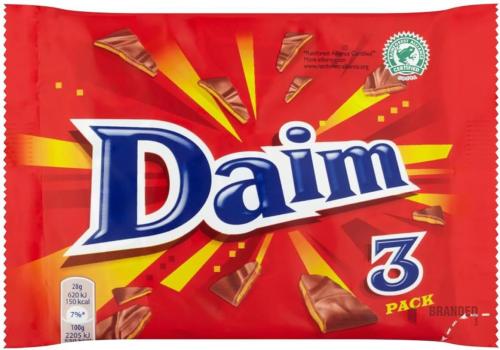 Daim Chocolate Bars & 3-Packs - Premier B2B Stocklot Marketplace