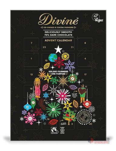 Divine Chocolate Range – Advent Calendars, Bars & Coins - thumbnail image - Premier B2B Stocklot Marketplace