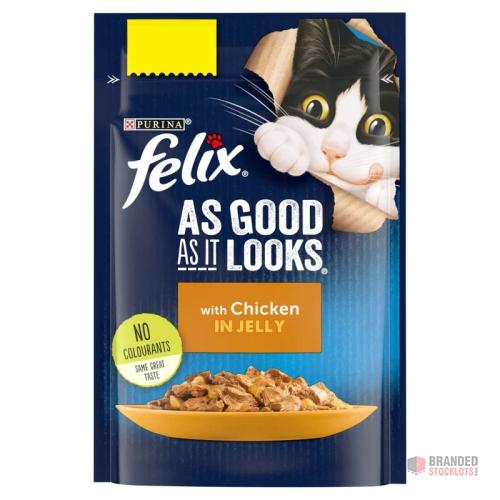 Felix “As Good As It Looks” Cat Food Range – Pouches & Single Packs - thumbnail image - Premier B2B Stocklot Marketplace