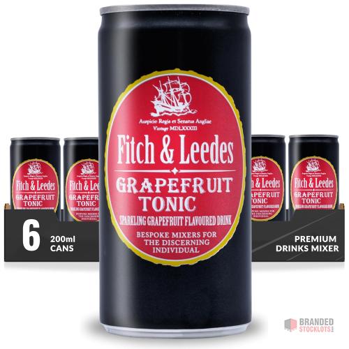 Fitch & Leedes Mixer & Tonic Range – Assorted 200 ml Cans - thumbnail image - Premier B2B Stocklot Marketplace