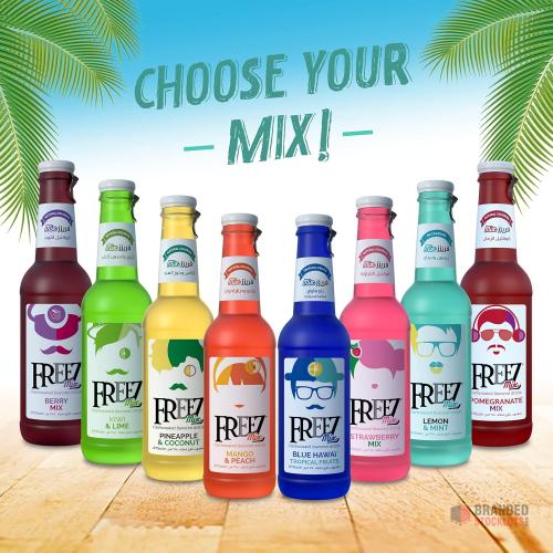 Freez Mix Sparkling Drink Range - thumbnail image - Premier B2B Stocklot Marketplace