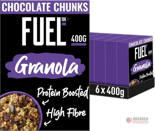 Fuel10K Breakfast Range – Drinks, Granola & Snack Pots - thumbnail image - Premier B2B Stocklot Marketplace