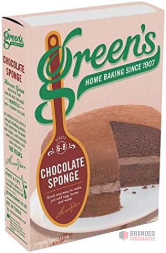 Green’s Baking & Dessert Mix Range – Cakes, Custard & Scones - thumbnail image - Premier B2B Stocklot Marketplace