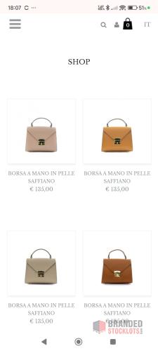 Camelia Leather Bags – Wholesale Lot retail €416.000 now €17,5 a piece... - Premier B2B Stocklot Marketplace