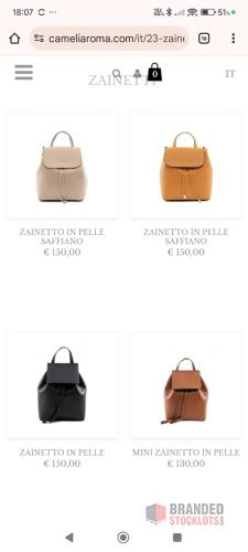 Camelia Leather Bags – Wholesale Lot retail €416.000 now €17,5 a piece... - thumbnail image - Premier B2B Stocklot Marketplace