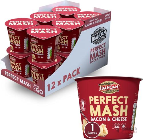 Idahoan Instant Mash – Mixed Flavours (55g & 109g) - thumbnail image - Premier B2B Stocklot Marketplace