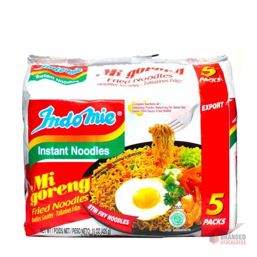 Indomie Instant Noodles – Mixed Flavours (5-Pack Bags) - thumbnail image - Premier B2B Stocklot Marketplace