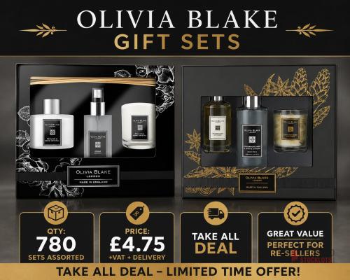 780 x Olivia Blake Gift Sets - Premier B2B Stocklot Marketplace