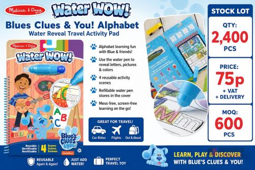 2400 pieces Melissa & Doug Blues Clues & You! Water WOW! - Premier B2B Stocklot Marketplace