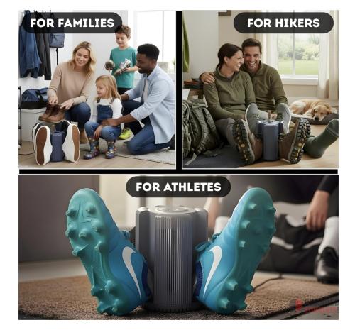936 PIECES Electric Shoe Dryer - Portable, Adjustable Timing - thumbnail image - Premier B2B Stocklot Marketplace