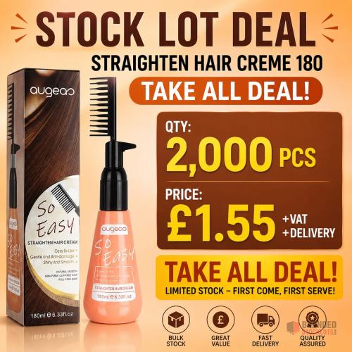 2000 PIECES Straighten Hair Creme 180ml - Premier B2B Stocklot Marketplace