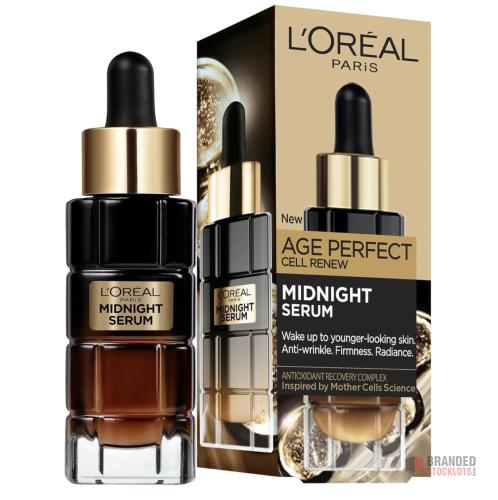 100 pieces L'Oreal Paris Cell Renew Midnight Serum, - Premier B2B Stocklot Marketplace