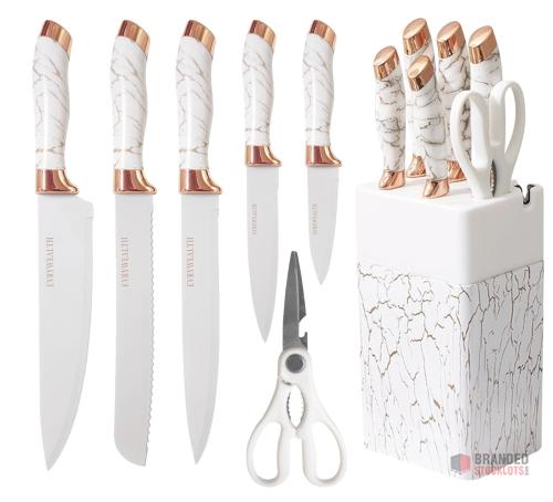 300 PIECES Lapelux Kitchen Knife Set - 6 Piece Knife Set with Block .Stainless Steel £12 - thumbnail image - Premier B2B Stocklot Marketplace