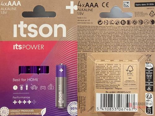 5000 packs Itson 4 X AAA Alkaline Batteries Pack - Premier B2B Stocklot Marketplace