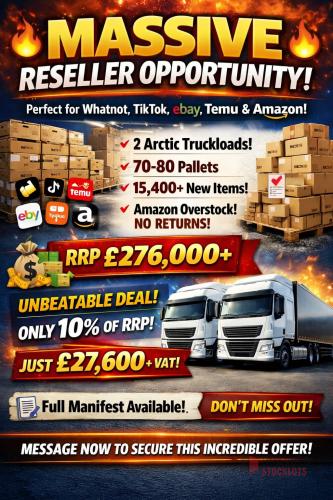 2 Arctic Loads Available Amazon Overstock Approx. 70–80 pallet - Premier B2B Stocklot Marketplace