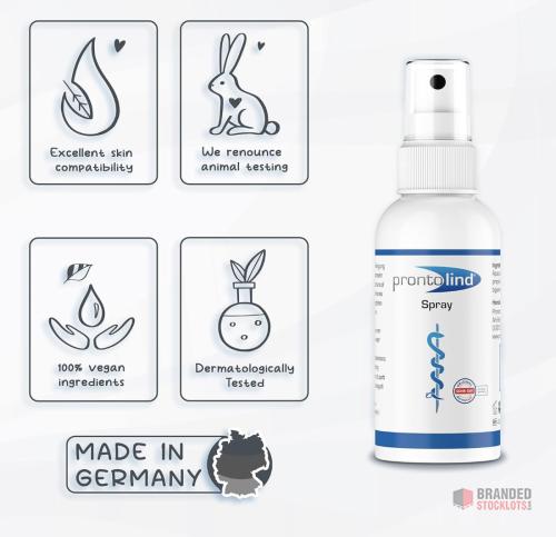 5000 Prontolind spray 75 ml - For cleaning and care of piercings, tunnels, plugs and Body - thumbnail image - Premier B2B Stocklot Marketplace