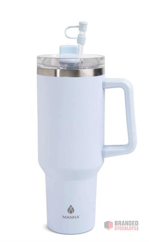 480 pieces Atlas Cup with Topper 1.1L - Blue Heavenly Haze Design - thumbnail image - Premier B2B Stocklot Marketplace