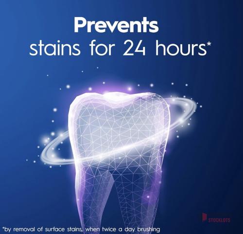 120 packs Oral-B 3D White Advanced Luxe Perfection Toothpaste 2 x 75ml Twin Pack - thumbnail image - Premier B2B Stocklot Marketplace