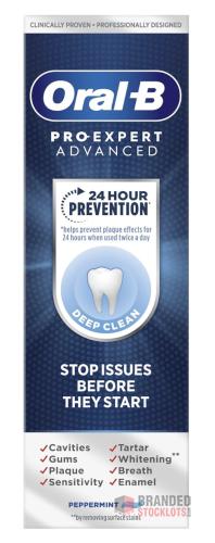 2136 pieces Oral-B Pro-Expert Advanced Deep Clean Toothpaste 75ml - Premier B2B Stocklot Marketplace