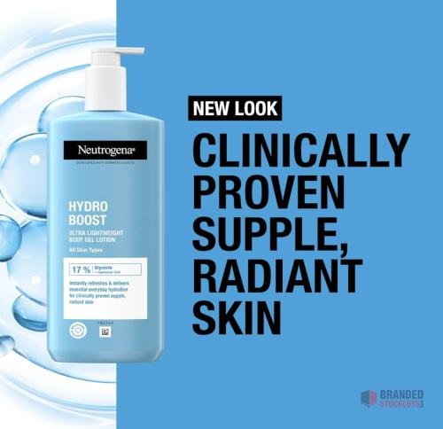 2000 pieces Neutrogena Hydro Boost Body Gel Cream (1x 400ml), Body Lotion - thumbnail image - Premier B2B Stocklot Marketplace