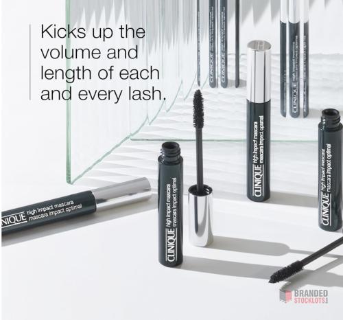99 pieces Clinique High Impact Mascara | Lengthening, Volumising + Safe For Sensitive Eyes - thumbnail image - Premier B2B Stocklot Marketplace