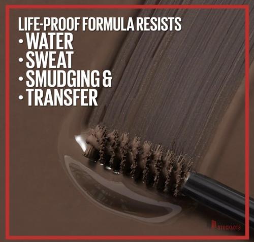 615 pieces Maybelline Eyebrow Gel Tint, Waterproof And Smudge Proof 3 Days, Deep Brown - thumbnail image - Premier B2B Stocklot Marketplace