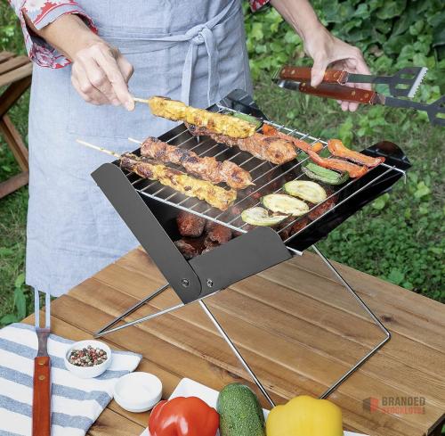 Mini Folding Portable Barbecue for Charcoal Foldecue InnovaGoods - Premier B2B Stocklot Marketplace