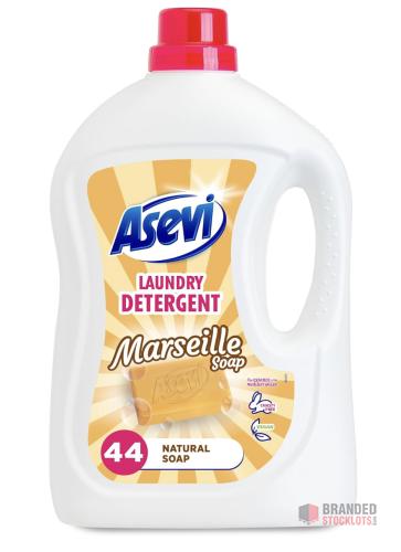150 pieces Asevi Laundry Detergent, Washing Liquid Detergent, Laundry Cleanser, 2376 ml, 44 Washes, Marseille Soap - Premier B2B Stocklot Marketplace
