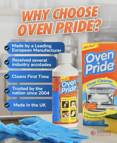 390 pieces 2 x Oven Pride | Oven Cleaner - 500ml Oven Cleaner Heavy Duty - thumbnail image - Premier B2B Stocklot Marketplace