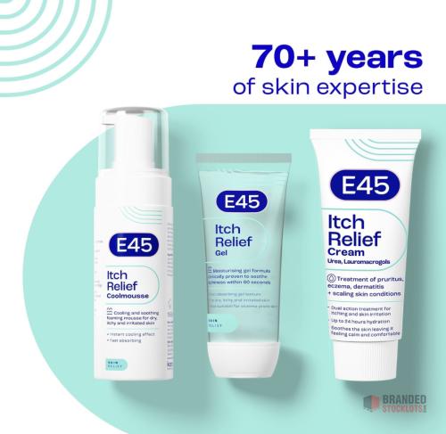 1074 pieces E45 Itch Relief Cream 100g – Anti Itch Cream for Skin Irritation - thumbnail image - Premier B2B Stocklot Marketplace
