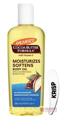 2439 pieces Palmer’s Cocoa Butter Formula Moisturising Body Oil 250ml with Vitamin E and Cosmetic Spatula - Premier B2B Stocklot Marketplace