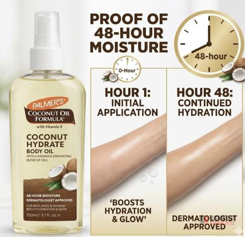 1630 pieces Palmer's Coconut Oil Formula Body Oil 150ml - 48H Moisture - thumbnail image - Premier B2B Stocklot Marketplace