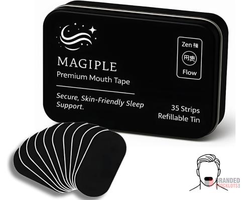1000 pieces Magiple Mouth Tape, 35 Strips, Zen Inspired, Premium Tin,Japanese - thumbnail image - Premier B2B Stocklot Marketplace